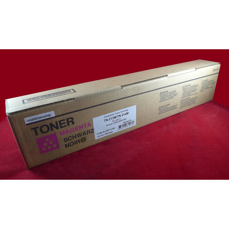 Тонер Konica-Minolta bizhub C200/C203/C253 TN-213M/TN-214M magenta (туба 374г) ELP Imaging®