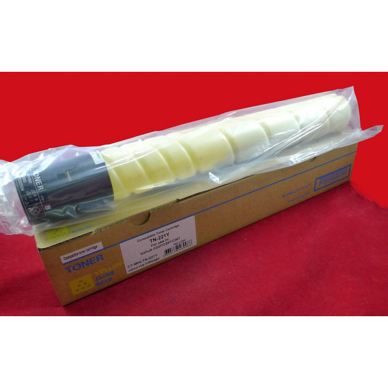 Тонер Konica-Minolta bizhub C227/C287 TN-221Y yellow 21K ELP Imaging®