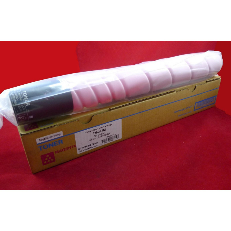 Тонер Konica-Minolta bizhub C258/308/368 TN-324M magenta 26K ELP Imaging®