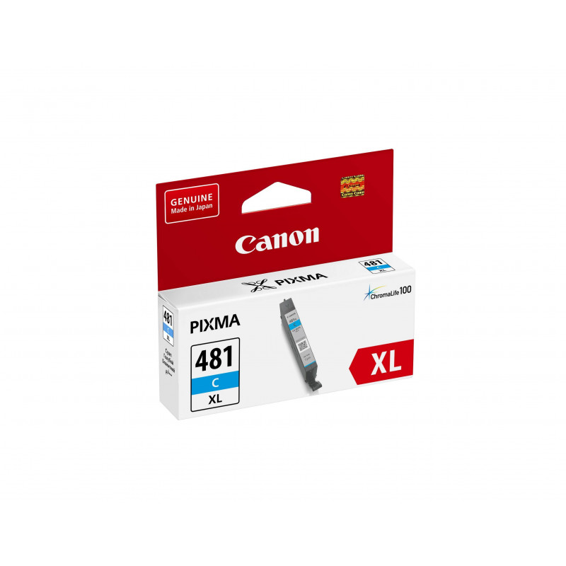 Картридж CANON CLI-481XL C голубой, увеличенной емкости, 519 стр
