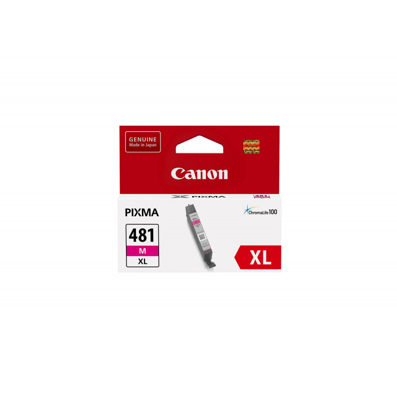 Картридж CANON CLI-481XL M пурпурный, увеличенной емкости, 466 стр