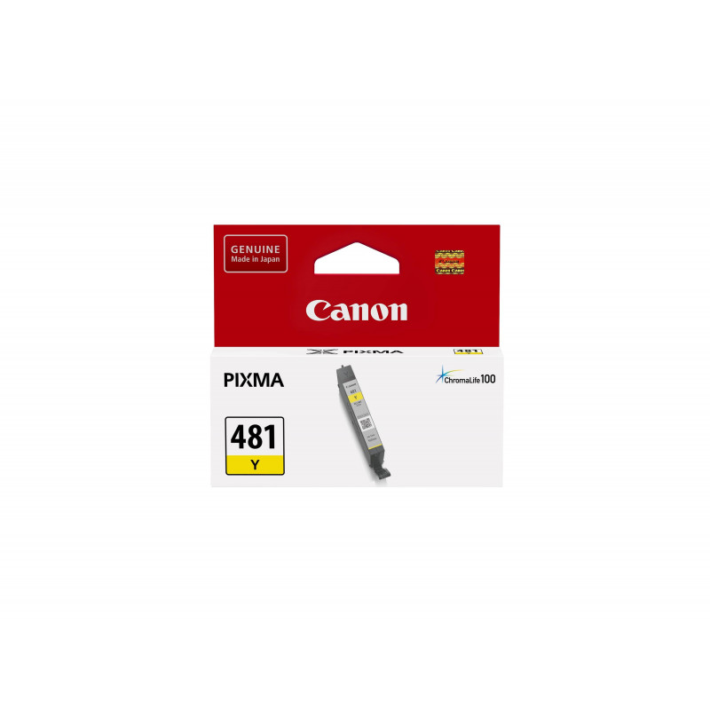 Картридж CANON CLI-481 Y желтый, 259 стр