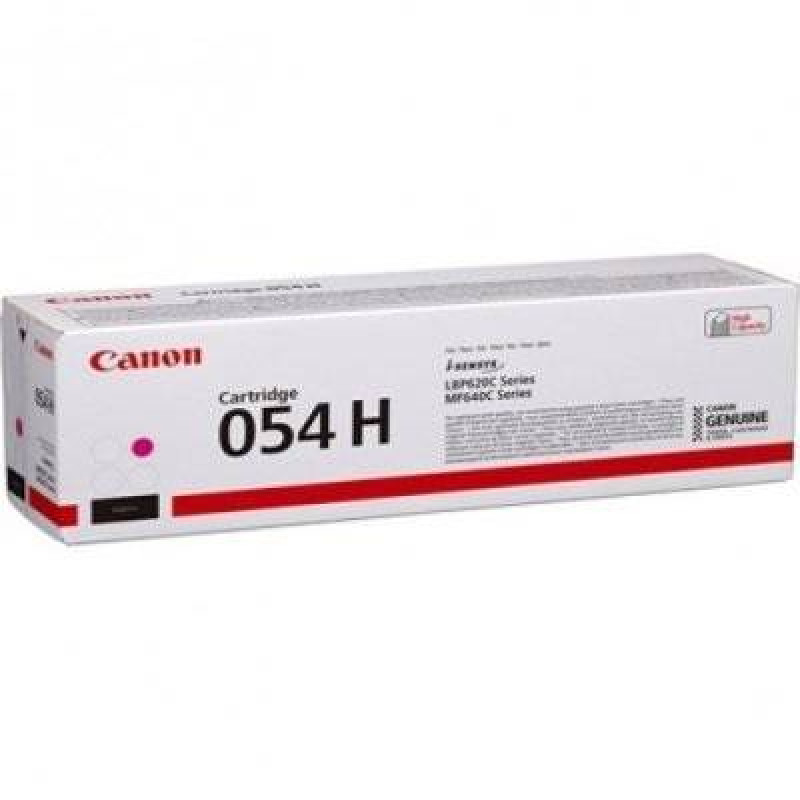 Картридж CANON 054H M пурпурный, увеличенной емкости   2300 стр