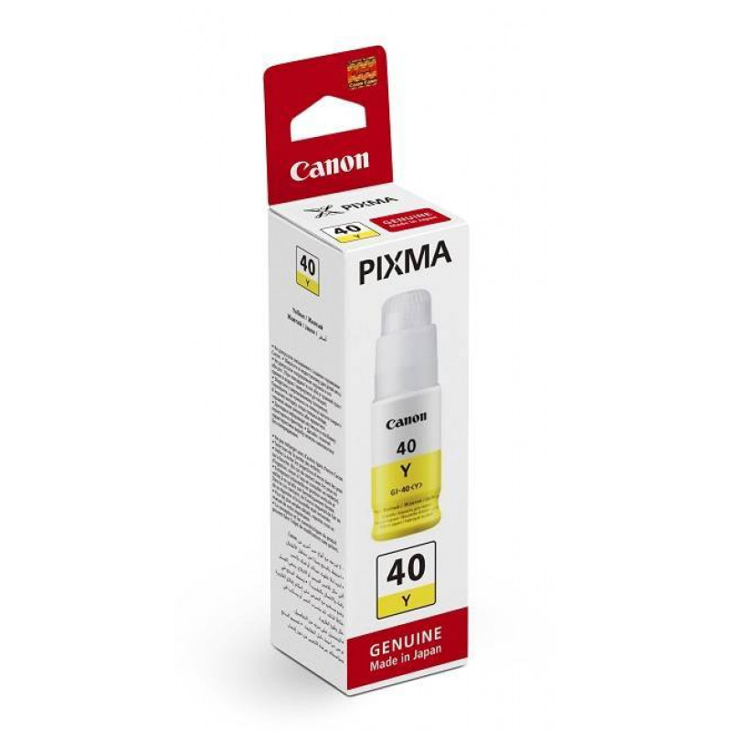 Контейнер с чернилами CANON GI-40 Y желтый, 70 мл