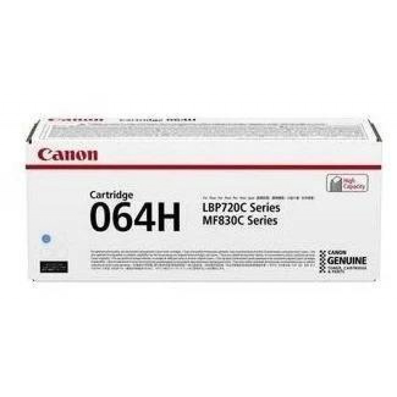 Картридж CANON 064H C голубой, увеличенной емкости  10 400 стр