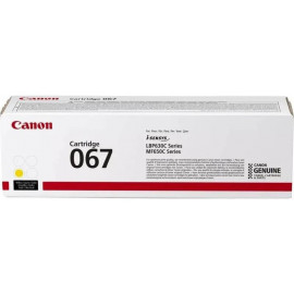 Картридж CANON 067 Y желтый  i-SENSYS LBP631/LBP633/MF651/MF655/MF657 (5099C002) 1,25K