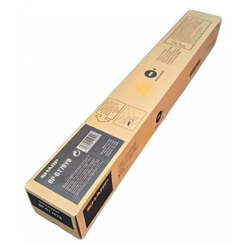 Тонер-картридж Sharp BPGT70YB желтый 12K