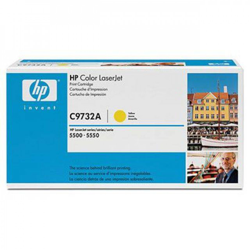Картридж HP 645A лазерный желтый (12000 стр)