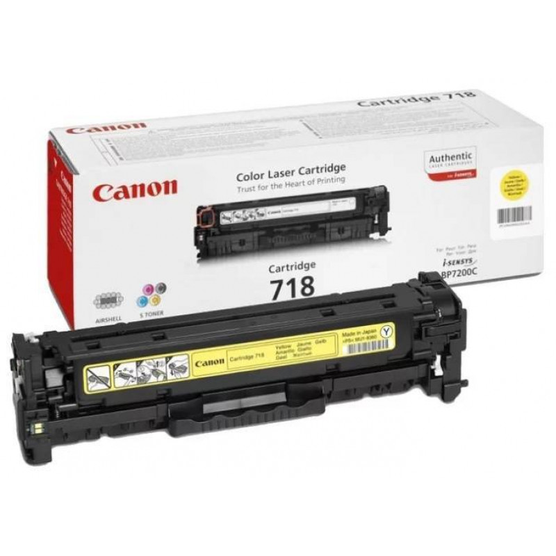 Картридж CANON 718 Y желтый  2900 стр