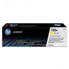 Картридж HP 128A лазерный желтый (1300 стр)