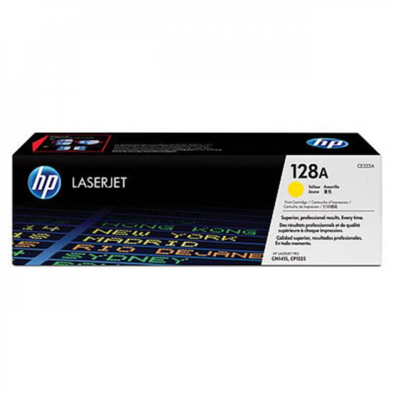 Картридж HP 128A лазерный желтый (1300 стр)