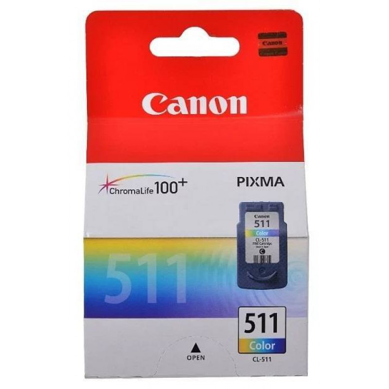 Картридж CANON CL-511 цветной, 9 мл, 244 страниц