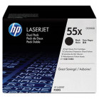 Картридж HP 55X лазерный увеличенной емкости упаковка 2 шт (2*12500 стр)
