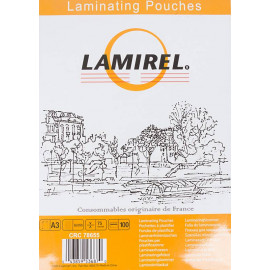 Пленка для ламинирования Fellowes 75мкм A3 (100шт) глянцевая Lamirel (LA-78655)