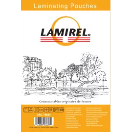 Пленка для ламинирования Fellowes 125мкм (100шт) глянцевая 65x95мм Lamirel LA-7866401 (LA-78664)