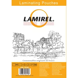 Пленка для ламинирования Fellowes 175мкм A4 (100шт) глянцевая Lamirel LA-7876501 (LA-78765)