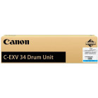 Барабан CANON С-EXV34 C голубой, 36 000 страниц