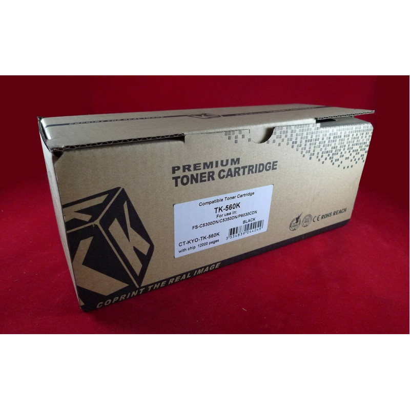 Тонер-картридж для Kyocera FS-C5300DN/C5350DN/P6030CDN TK-560K black 12K ELP Imaging®