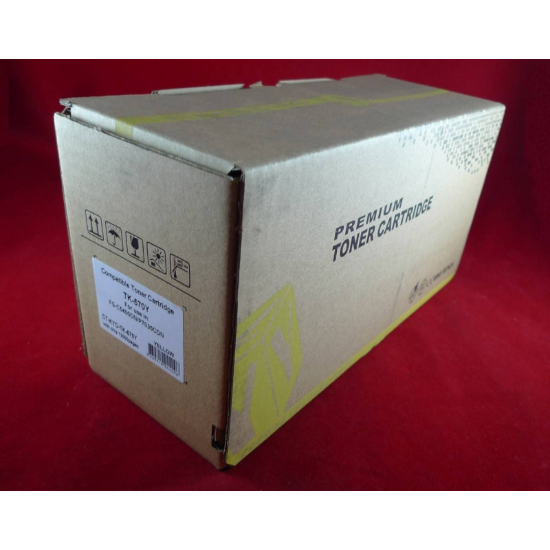 Тонер-картридж для Kyocera FS-C5400DN/P7035CDN TK-570Y yellow 12K ELP Imaging®
