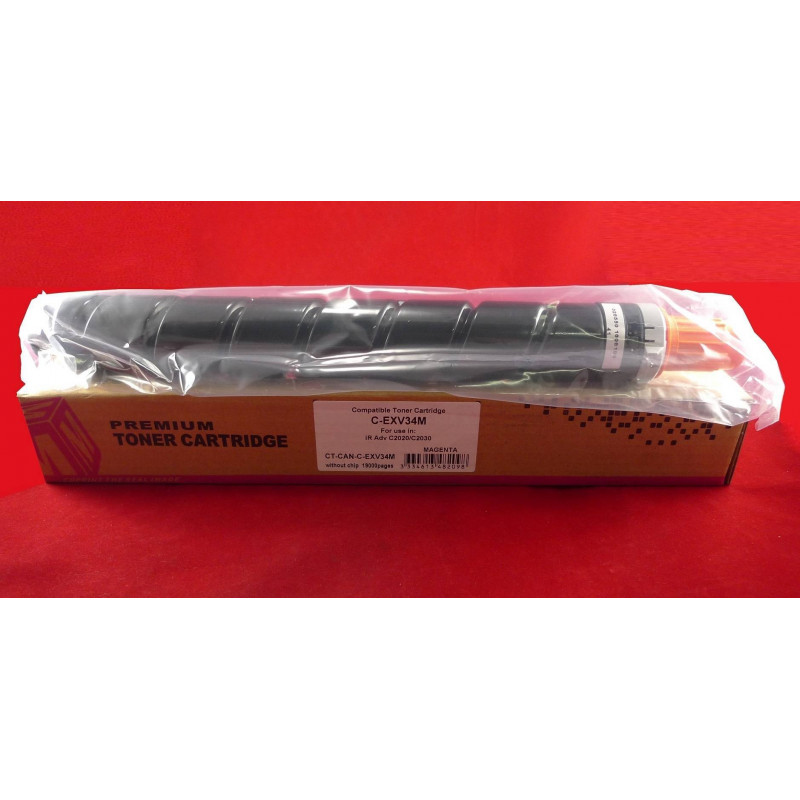Тонер-картридж Canon iR Adv C2020/C2030 C-EXV34/GPR-36/NPG-52 magenta (туба 260г) ELP Imaging®