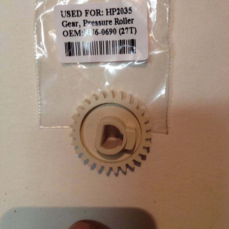 Шестерня резинового вала 27T HP LJ P2035/2055 (RU6-0690) CET