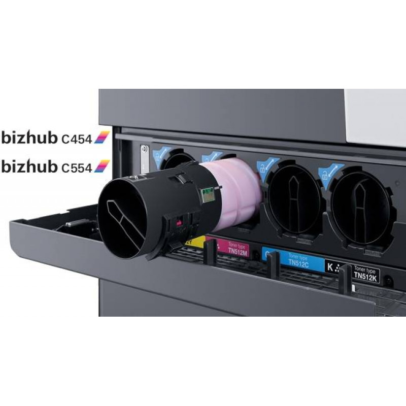 Тонер Konica-Minolta bizhub C454/554 желтый TN-512Y A33K252