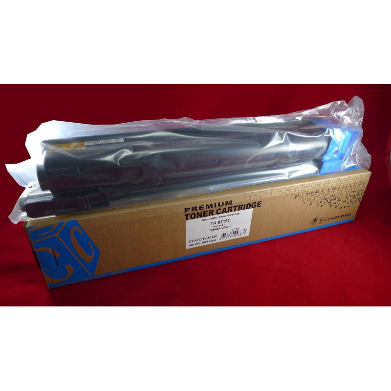 Тонер-картридж для Kyocera TASKalfa 2550ci TK-8315C cyan 6K ELP Imaging®