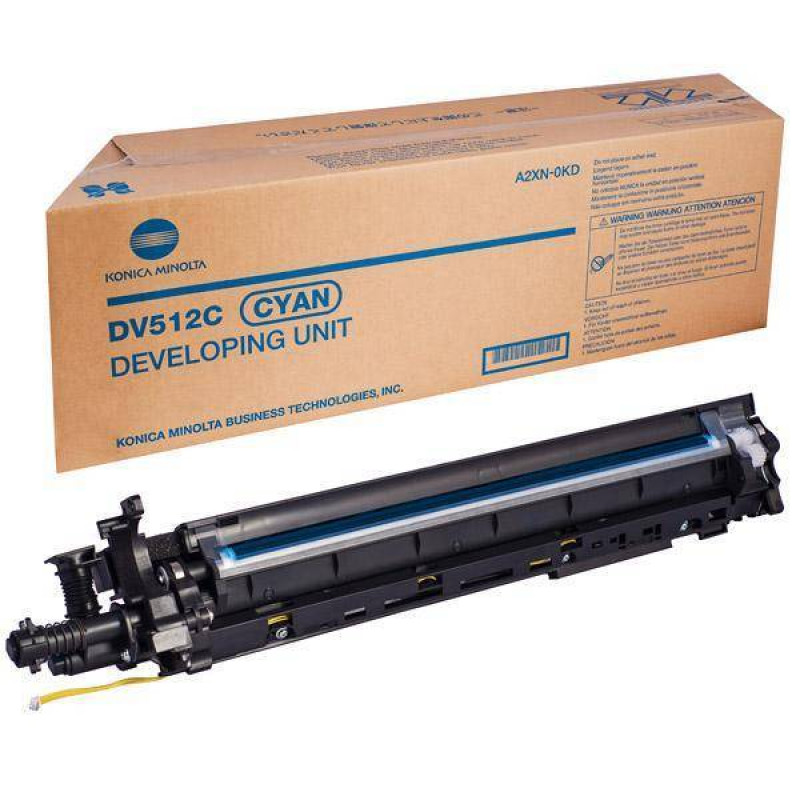 Блок проявки Konica-Minolta bizhub C224/C284/C364/C454/C554/C224e/C284e/C364e/C454e/C554e синий DV-512C A2XN0KD
