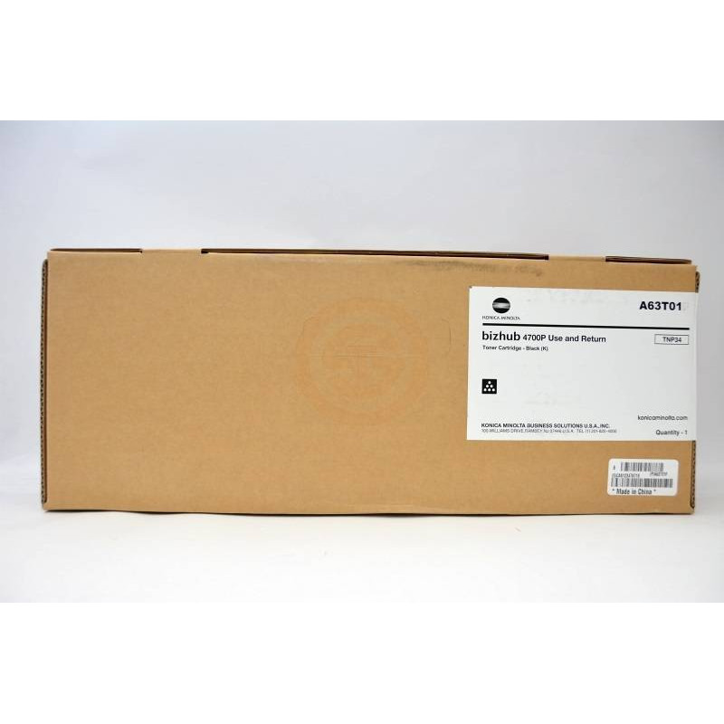 Тонер-картридж Konica-Minolta bizhub 4700P  TNP-34 20k возвратный  A63T01H