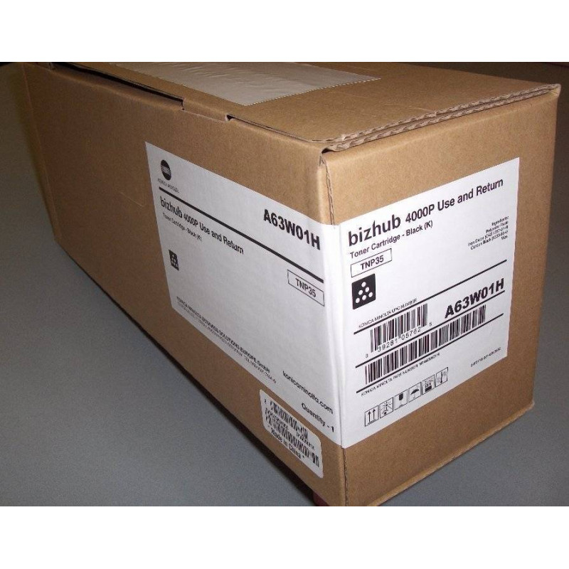 Тонер-картридж Konica-Minolta bizhub 4000P  TNP-35 20k возвратный A63W01H