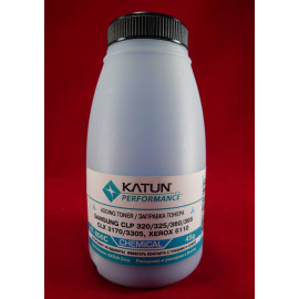 Тонер SAMSUNG CLP 320/325/360/365, CLX 3170/3305, Xerox 6110 Cyan, химический (фл. 45г) Katun фас.Россия