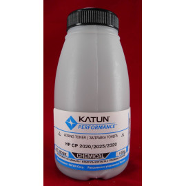 Тонер для картриджей CC530A/CE410A Black, химический (фл. 100г) Katun фас.Россия