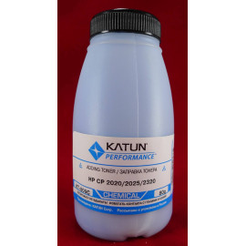 Тонер для картриджей CC531A/CE411A Cyan, химический (фл. 80г) Katun фас.Россия