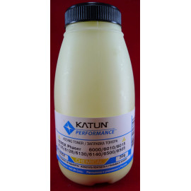 Тонер XEROX Phaser 6000/6010/6015/6125/6128/6130/6140/6500/6505 Yellow, химический (фл. 30г) Katun фас.Россия