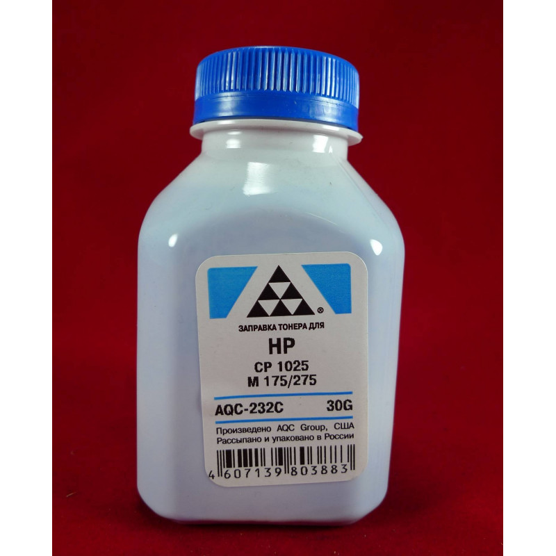 Тонер для картриджей CE311A Cyan (фл. 30г) AQC-США фас.Россия