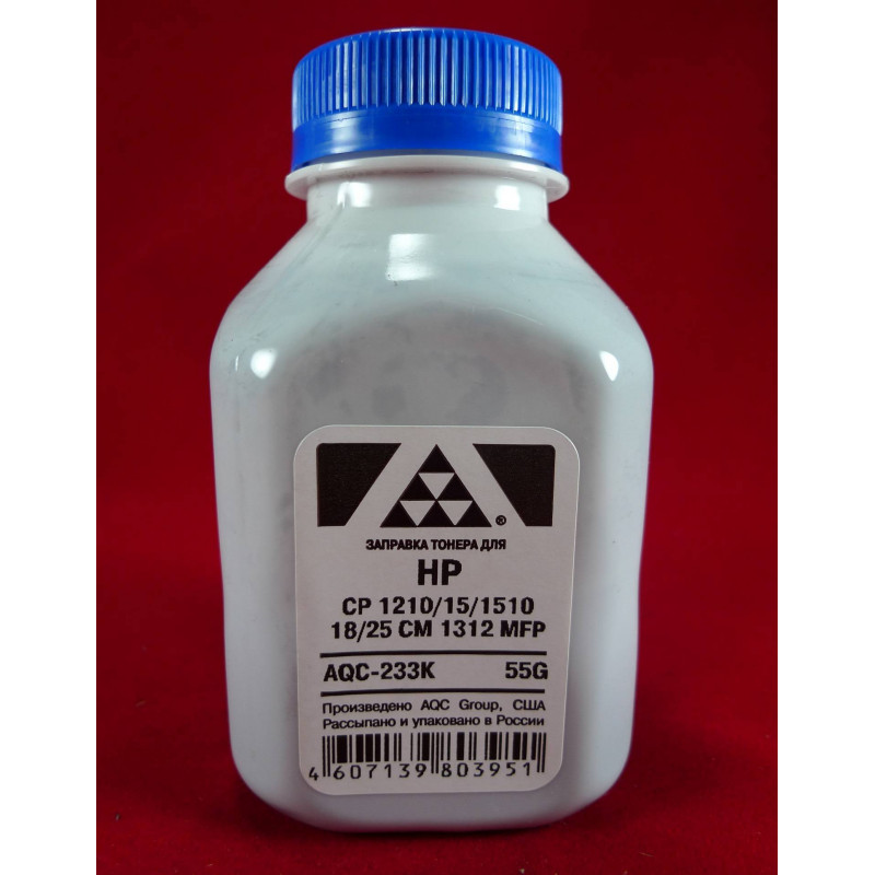 Тонер для картриджей CB540A/CE320A/CF210A/CF210X Black (фл. 55г) AQC-США фас.Россия