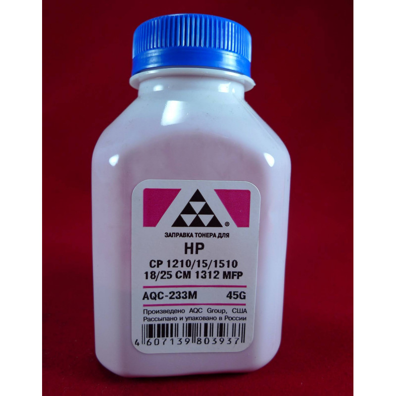 Тонер для картриджей CB543A/CE323A/CF213A Magenta (фл. 45г) AQC-США фас.Россия
