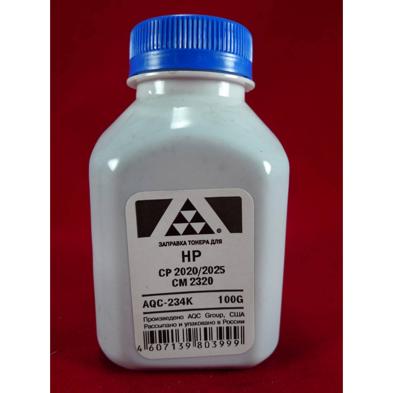 Тонер для картриджей CC530A/CE410A Black (фл. 100г) AQC-США фас.Россия