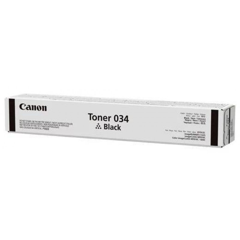 Тонер CANON 034 BK чёрный, 12 000 страниц