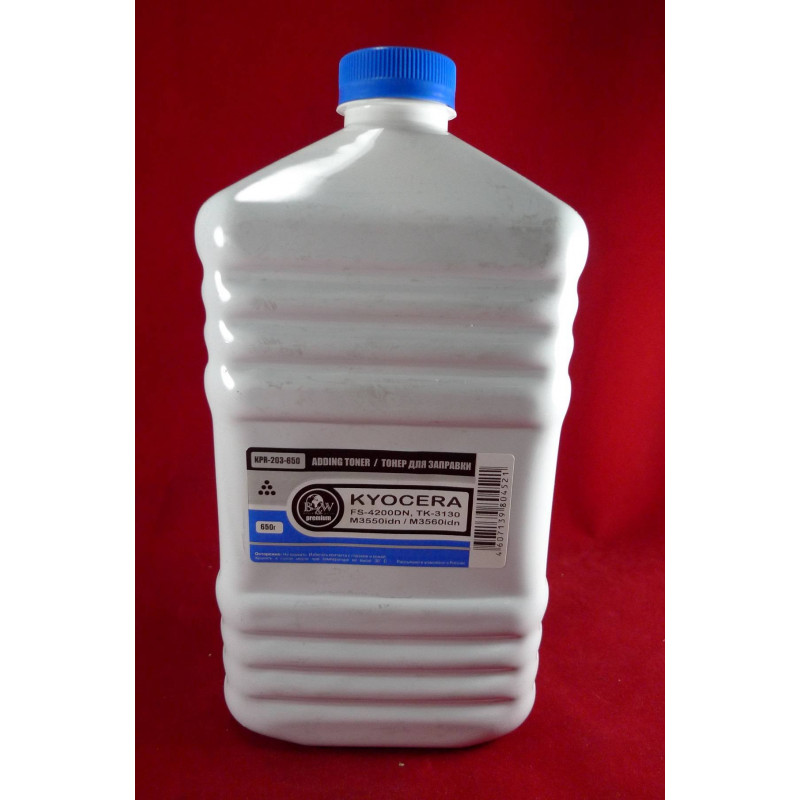 Тонер для Kyocera TK-3130/TK-3190, FS-4200DN/4300DN, M3550idn/M3560idn (кан. 650г) B&W Premium Tomoegawa фас.Россия