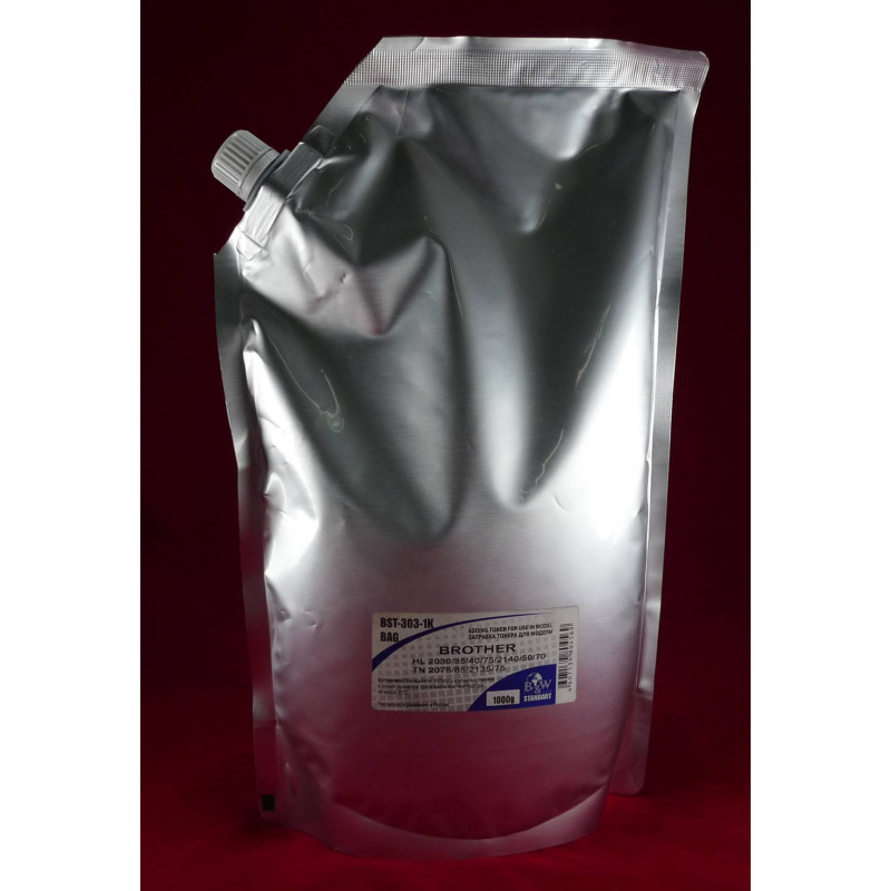 Тонер Brother TN 2075/85/2135/75 HL 2030/35/40/75/2140/50/70 (пакет 1кг)  B&W Standart