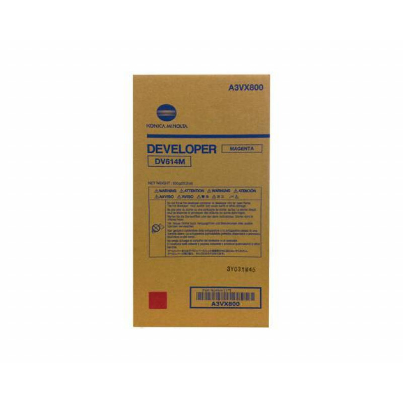 Девелопер Konica-Minolta bizhub PRESS C1060/C1060L/C1070/C1070P красный DV-614M A3VX800