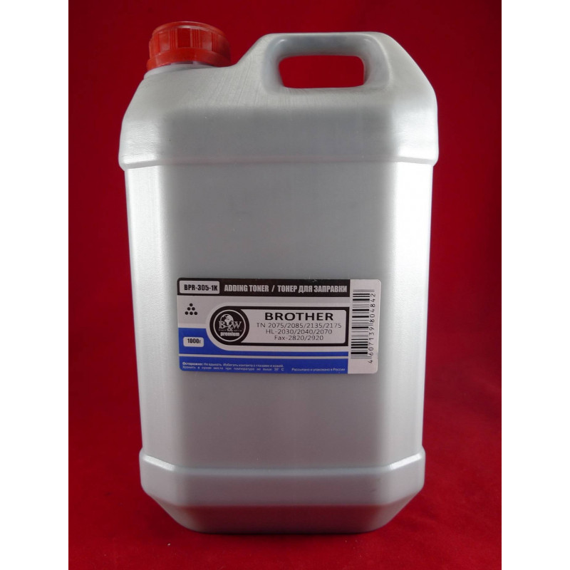 Тонер Brother TN 2075/2085/2135/2175 HL-2030/2040/2070, Fax-2820/2920 (кан. 1кг) B&W Premium Tomoegawa фас.Россия