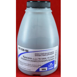 Тонер для Kyocera TK-590K, FS-C5250/2026MFP/2126MFP/2526MFP Black (фл. 180г) 7K B&W Standart Tomoegawa фас.Россия