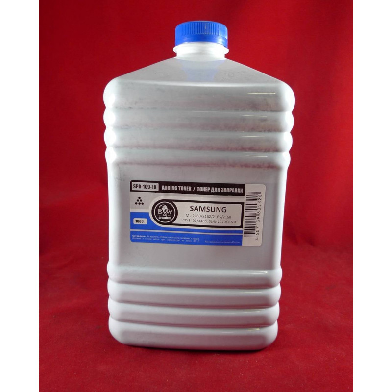 Тонер SAMSUNG ML-2160/2162/2165/2168/SCX-3400/3405, SL-M2020/2070 (кан. 1кг) B&W Premium Tomoegawa фас.Россия
