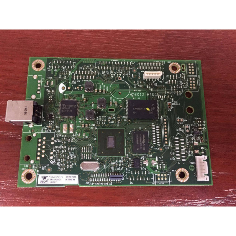 Плата форматера (не сетевая) HP LJ M402d (C5F92-60002/C5F92-60001) OEM