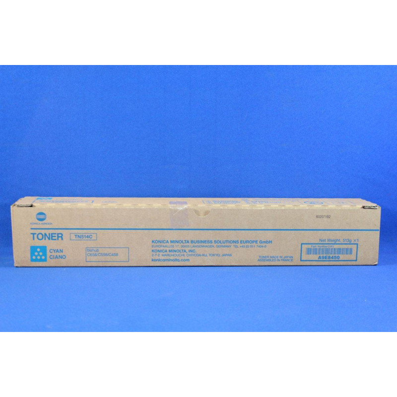 Тонер Konica-Minolta bizhub C458/558/658 синий TN-514C A9E8450