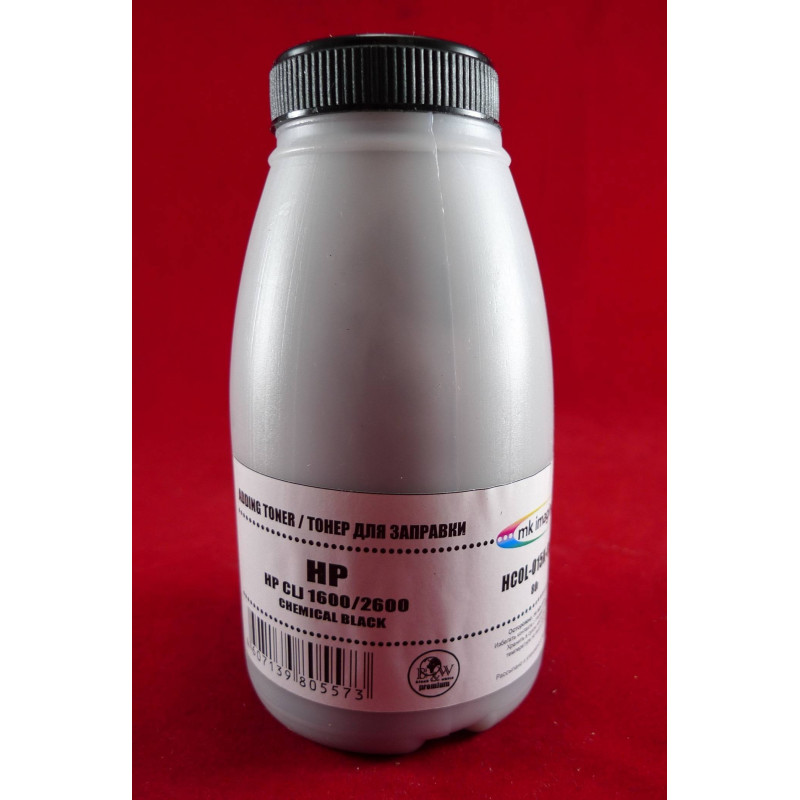 Тонер для картриджей Q6000A Black, химический (фл. 80г) B&W Premium Mitsubishi/MKI фас.Россия