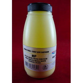 Тонер для картриджей CC532A/CE412A Yellow, химический (фл. 70г) B&W Premium Mitsubishi/MKI фас.Россия