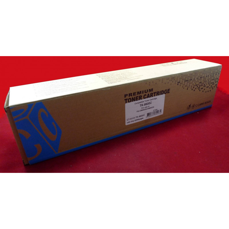 Тонер-картридж для Kyocera FS-C8600DN/C8650DN TK-8600C cyan ELP Imaging®
